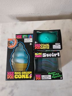 Nee Doh Blue Bundle Set of 3