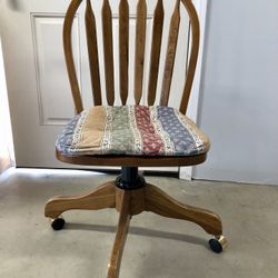 Oak Office Chair