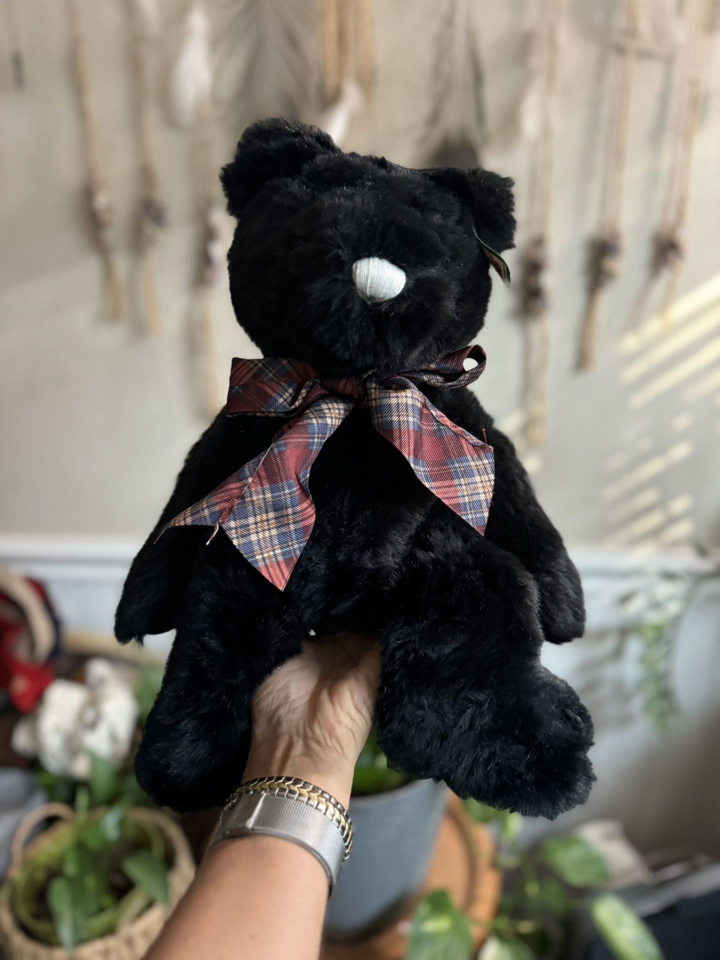 Vintage Rite Aid Plush Black Bear w/tag