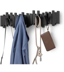 NEW IN BOX Sticks Wall Mounted Coat Rack, 8 Hooks