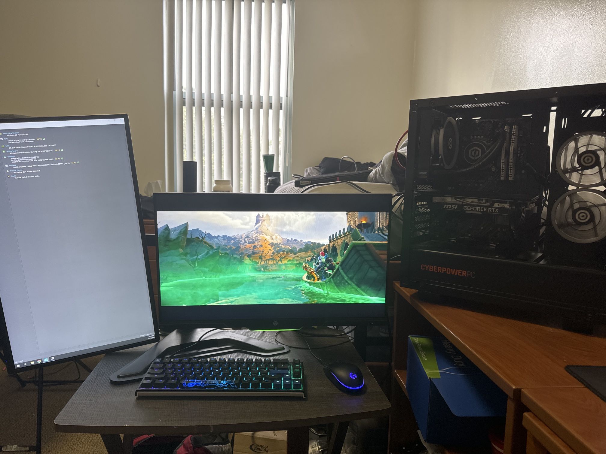full pro gaming pc setup