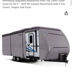 Toy Hauler trailer cover for Forest River Stealth 2313