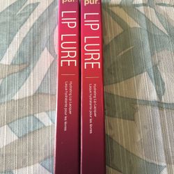 PUR Lip Lure, Lip Laquer, Set Of 2 “Fancy”, NEW.  