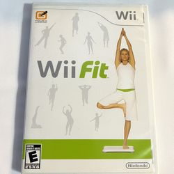 Wii Fit Nintendo Wii Video Game - Game Only Complete With Manual Art Tested
