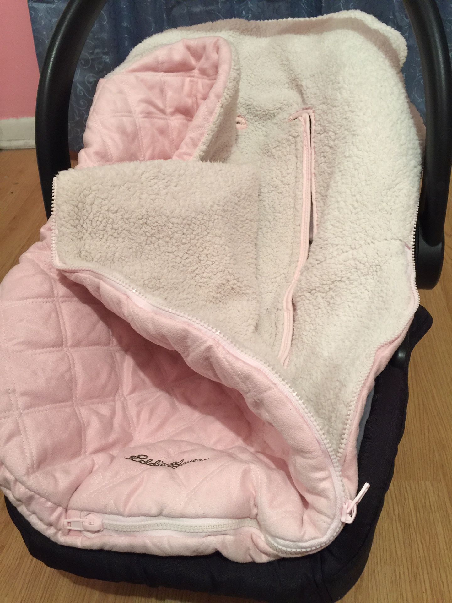 Infant Car seat or stroller blanket- light pink ✨ 0-12 months