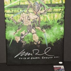 🔥 Matthew Wood Autographed 16x20 Canvas JSA COA🔥