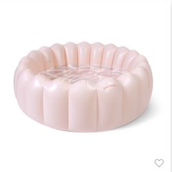 The Tufted Blushing Palms Luxe Inflatable Pool 