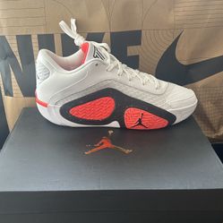 Nike  Jordan Tatum 2 Red Cement, Basketball Shoes Mens Size 10.5