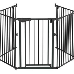 Baby Pet Gate 120 Inches Wide And Adjustable