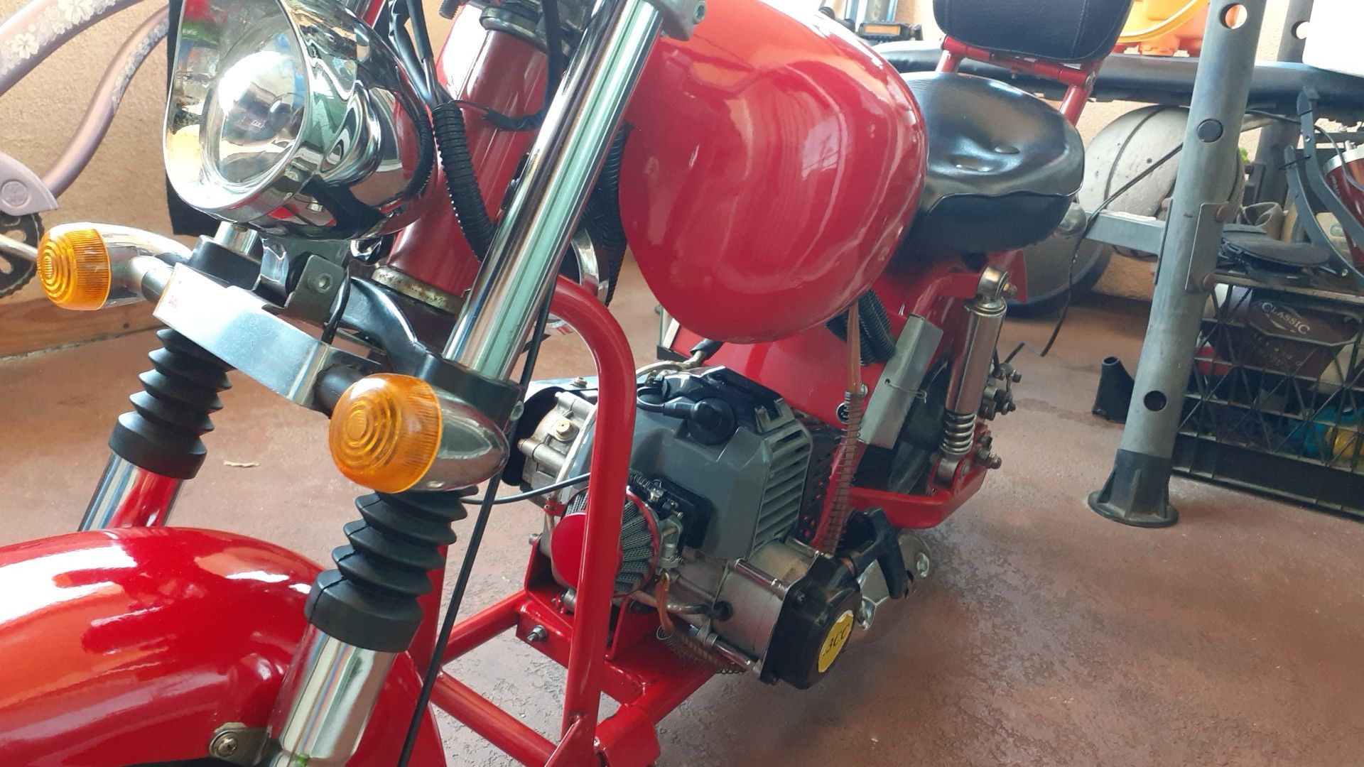 2 stroke 43 cc Classic Mini Chopper