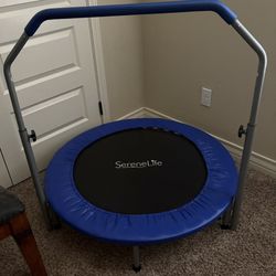 Trampoline With Handle