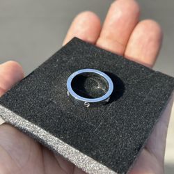 White Gold Love Ring