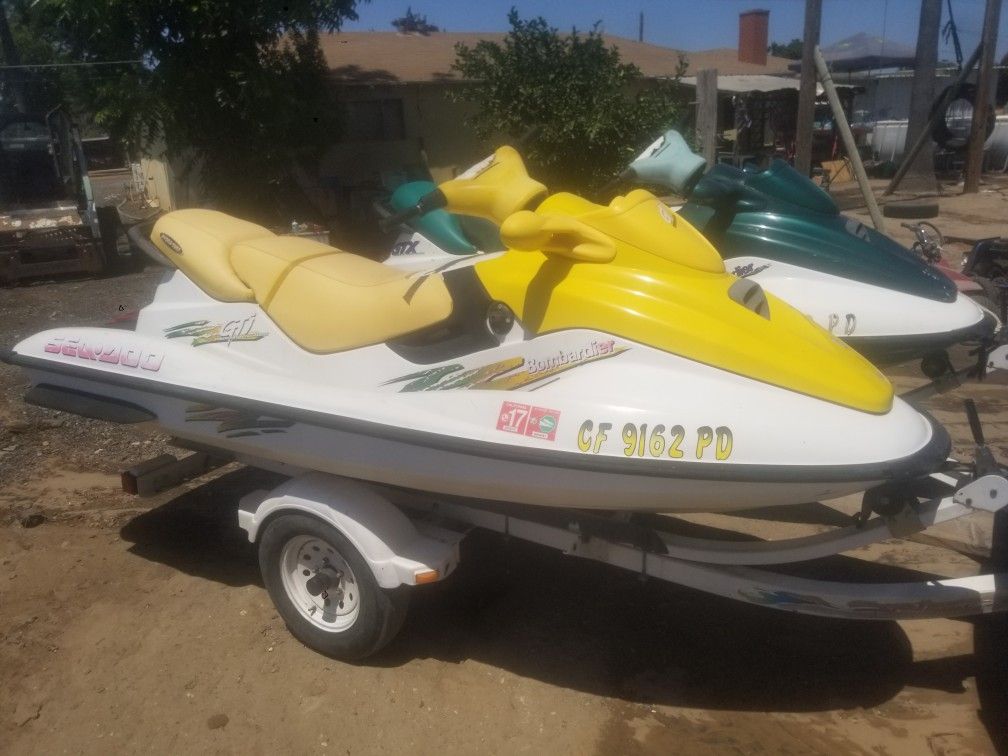 97 Seadoo Gti And Gtx With Trailer for Sale in Ceres, CA OfferUp