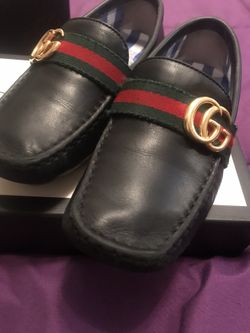 Gucci Loafers moca pelle s gomma vit nappa Size 29