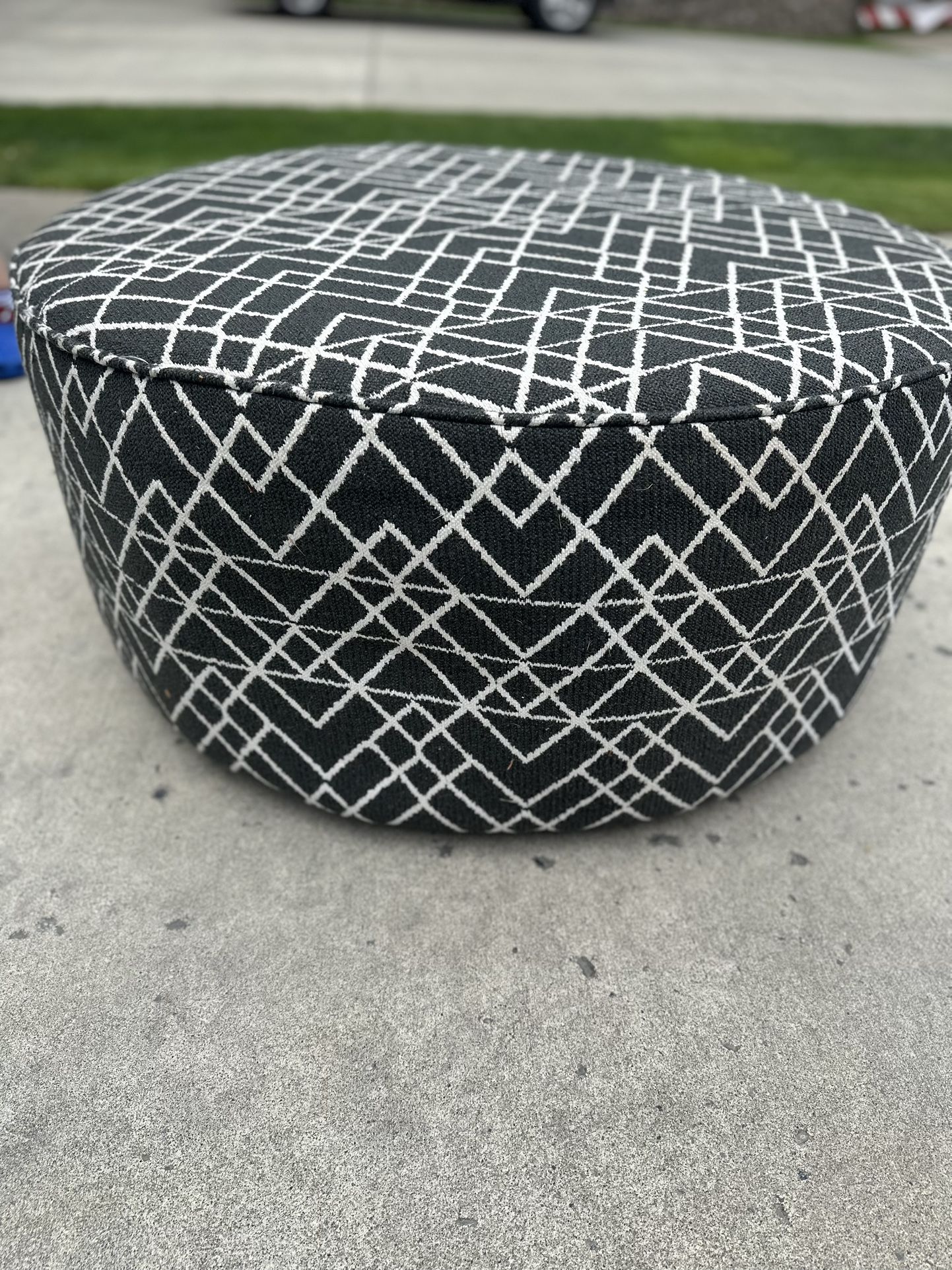 Gray Ottoman