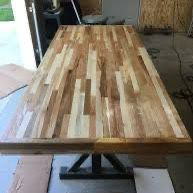 FREE DELIVERY - HIGH END BUTCHER BLOCK TABLE