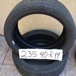 235. 40 R19 Tires