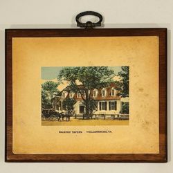 Original CORNWALL WOOD PRODUCTS South Paris, Maine Vintage Fine Art Print Wood