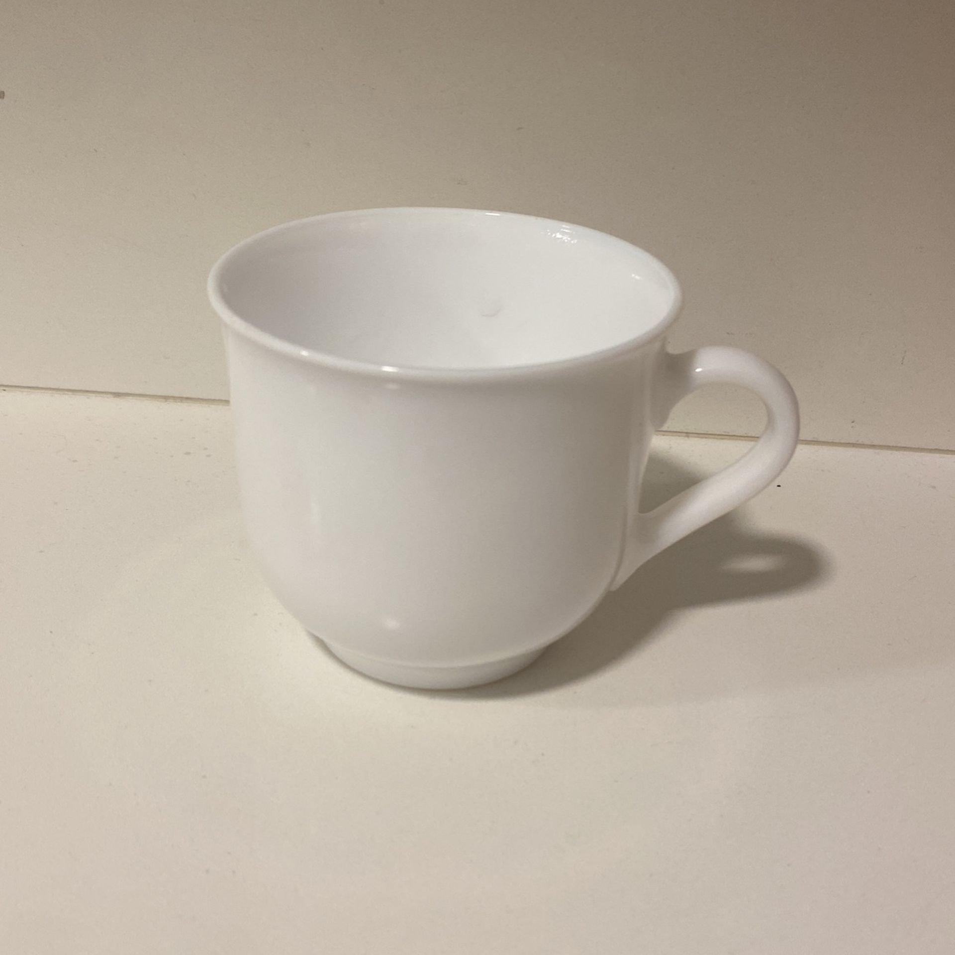21-White Porcelain Coffee Cups 8oz