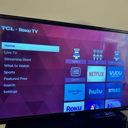 32in Roku Tv  With Mount 