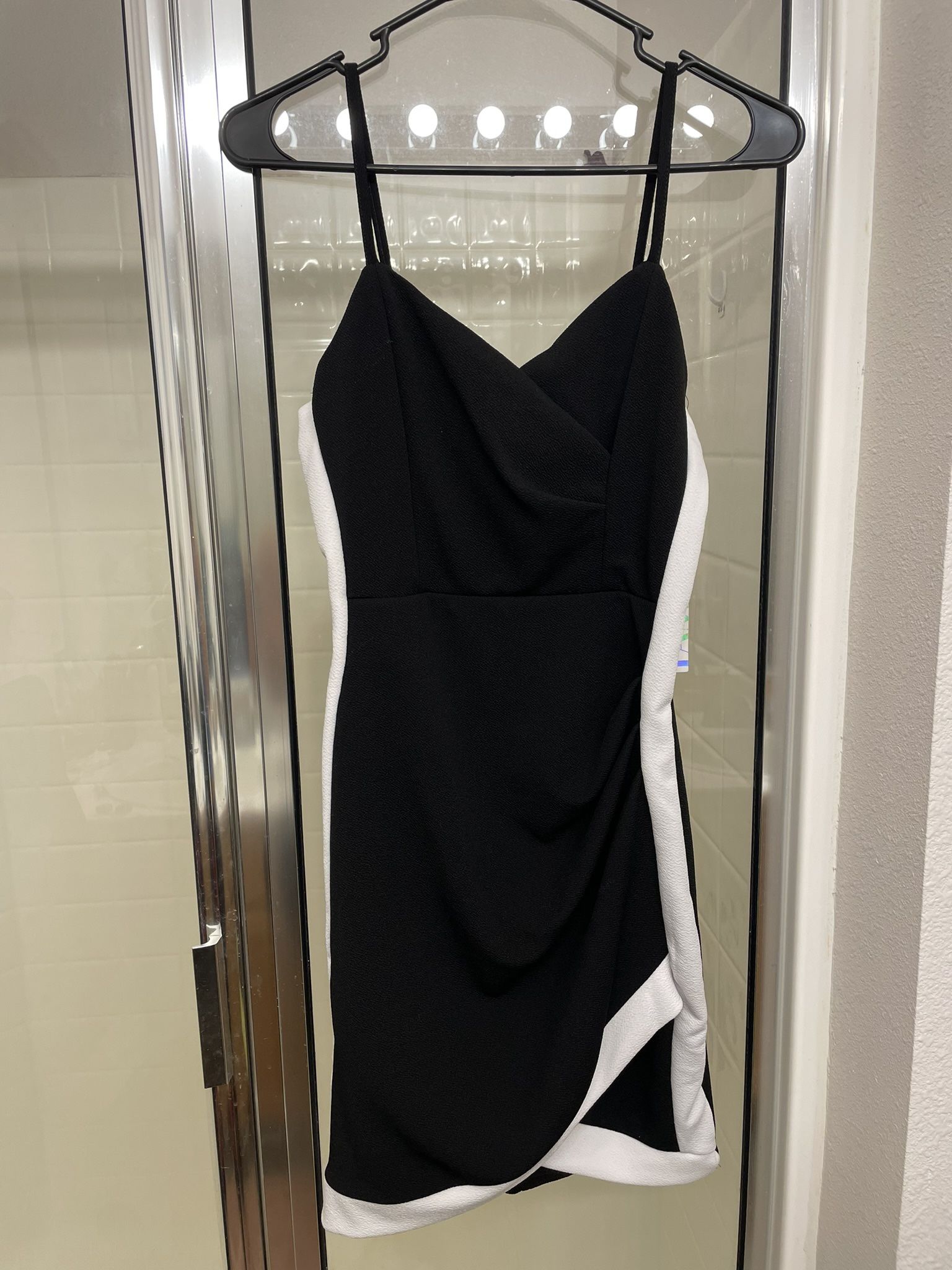 Almost Famous Black And White Dress