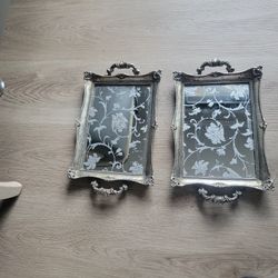 2 Nice Small Mirror Trays 🪞 👌 