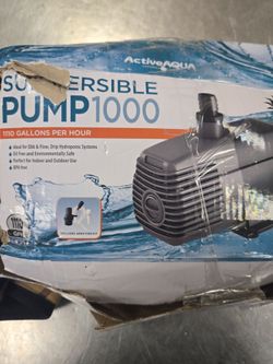 Active Aqua Submersible Pump 1000