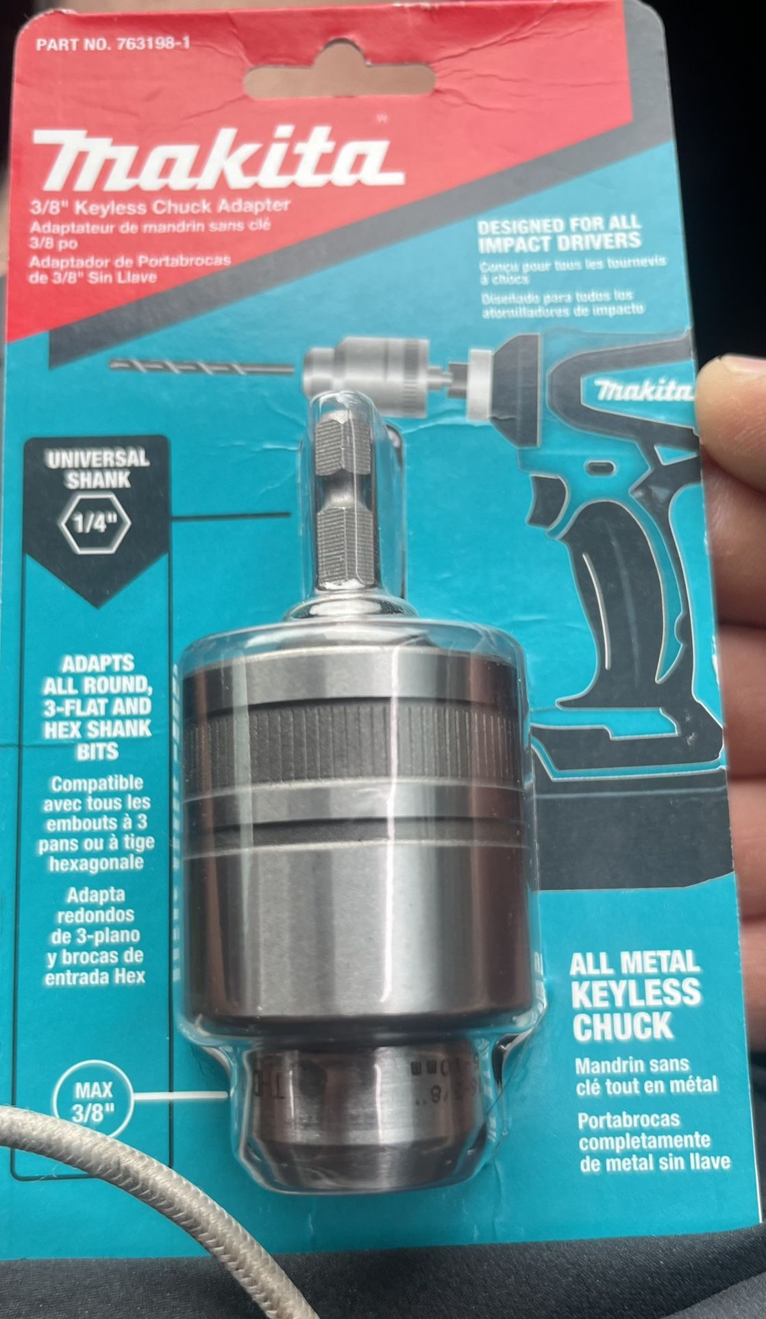 Keyless Chuck Adapter Drill Bit 