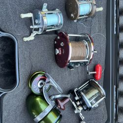 Vintage Fishing Reels And Bait 