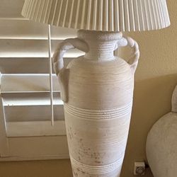 Mediterranean Style Floor Lamp With Lamp Shade