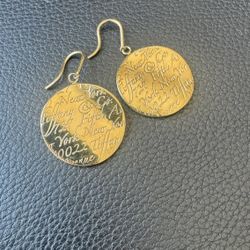 Tiffany Earring In Yellow Gold