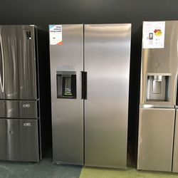 Midea Stainless Steel Side By Side Refrigerator SV I