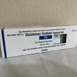 NEW Diclofenac Sodium Topical Gel 1%, 100g 🌸