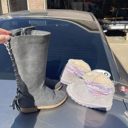 Size 12 Girls Boots 