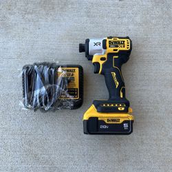 DeWalt DCF845 20V MAX XR 3-Speed Impact Driver, with battery , charger 