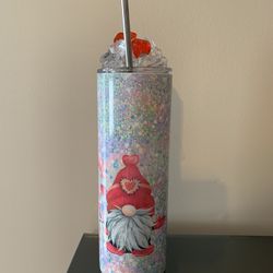 Valentines Stainless Steel Gnome Tumbler