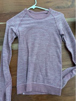 Lululemon pink  long sleeve