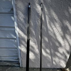 Used Pool Cues with Carrying Case - Ready for Action!" 