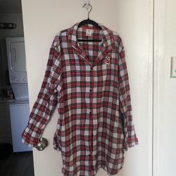 Minnie Mouse Christmas Theme Pajama Dress