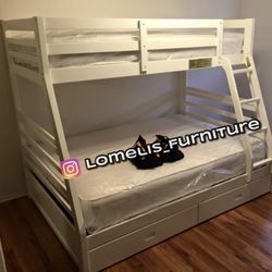 TwinFull White double With Ortho Matres!!