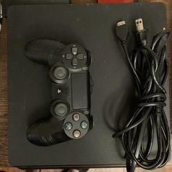 Sony Playstation 4 PS4 Slim 500GB Console with Cords and Wireless Controller