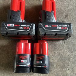 Milwaukee M12 Batteries 
