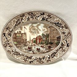 Johnson Brothers Historic America 12” Platter