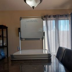 Mobile Whiteboard Cart + 5 Big Whiteboards - Perfect for Teachers/Business -  $395