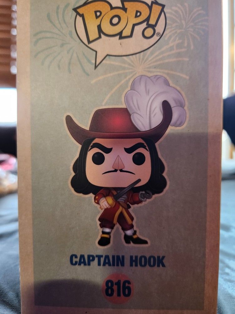 Captain Hook Pop figure Disney 65th Anniversary