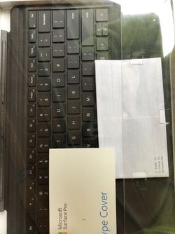 New surface pro type cover keyboard black