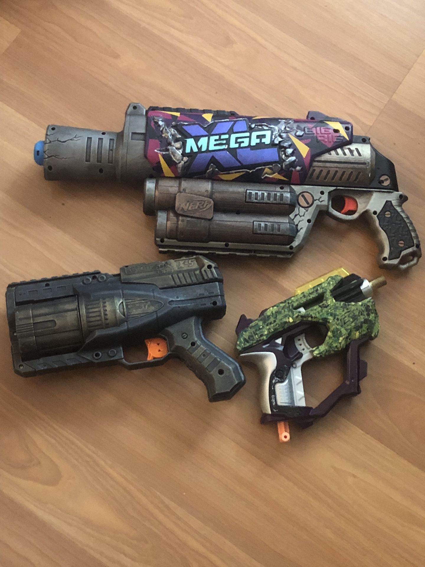 Customized Nerf Blaster Lot 