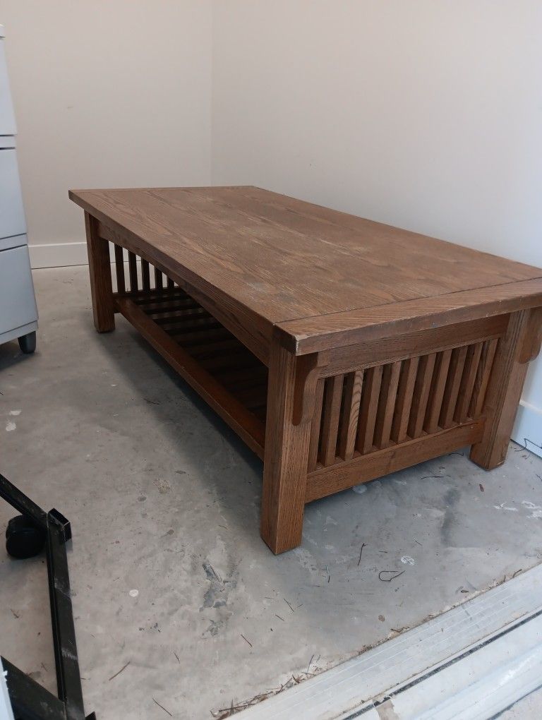 Coffee Table-Solid Oak
