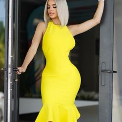 Sun Goddess Bandage Dress