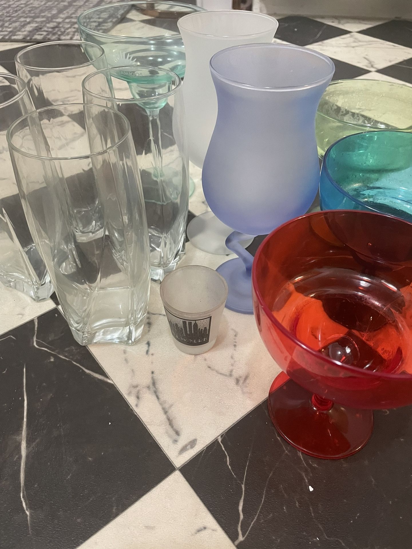 Glass Cups & Cocktail Glasses